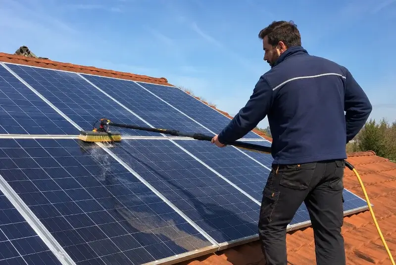 Nettoyage et entretien de panneaux solaires à Haubourdin